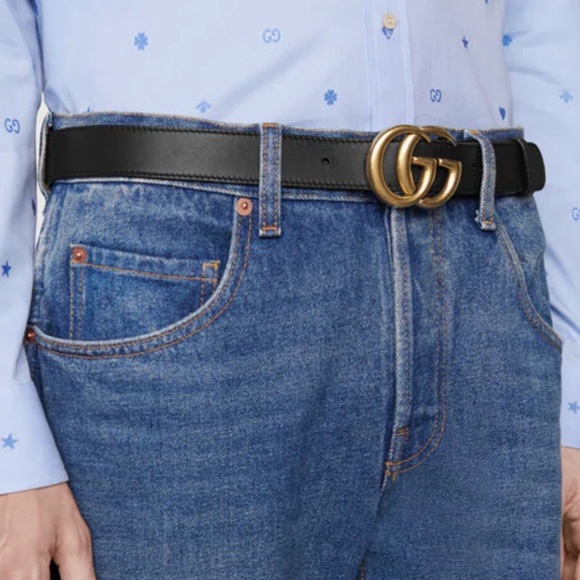 Gucci Marmont Leather Belt - Picture 2 of 5